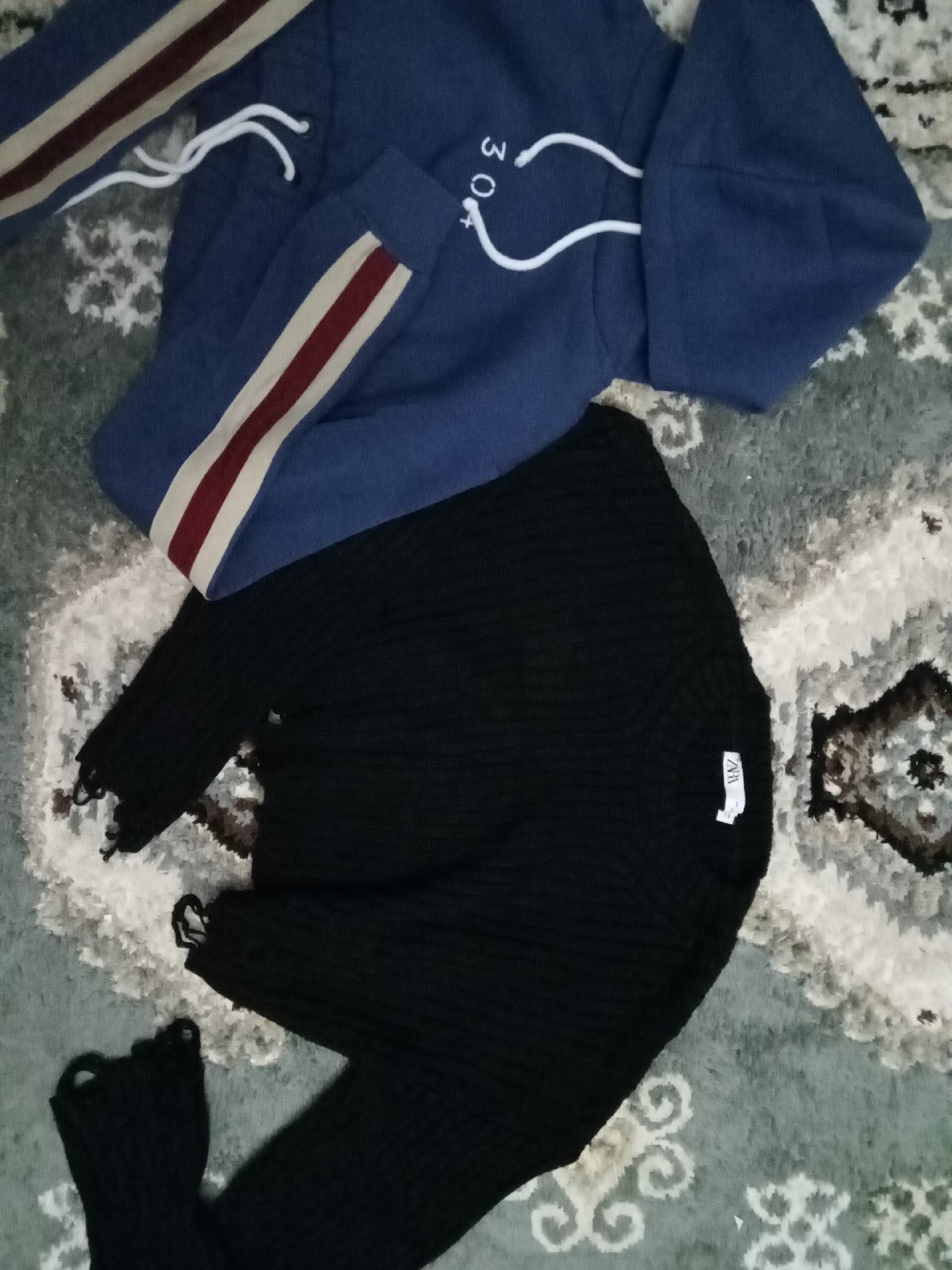 Lots 3 Zara top  , bleu vendu 
