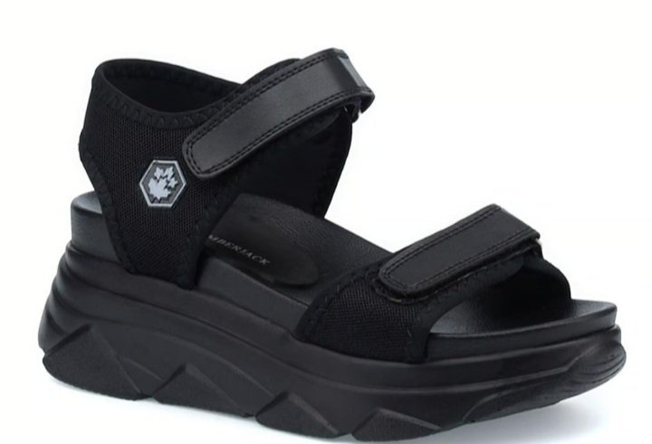 Sandales femme noir 
