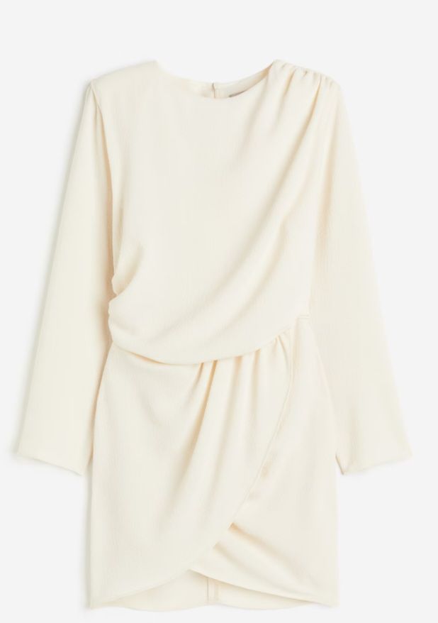 Robe regular fit crème élégante 