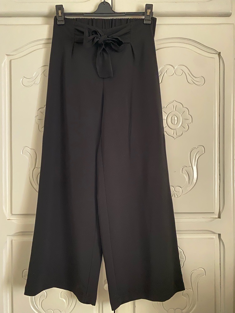 pantalon large noir kastelo