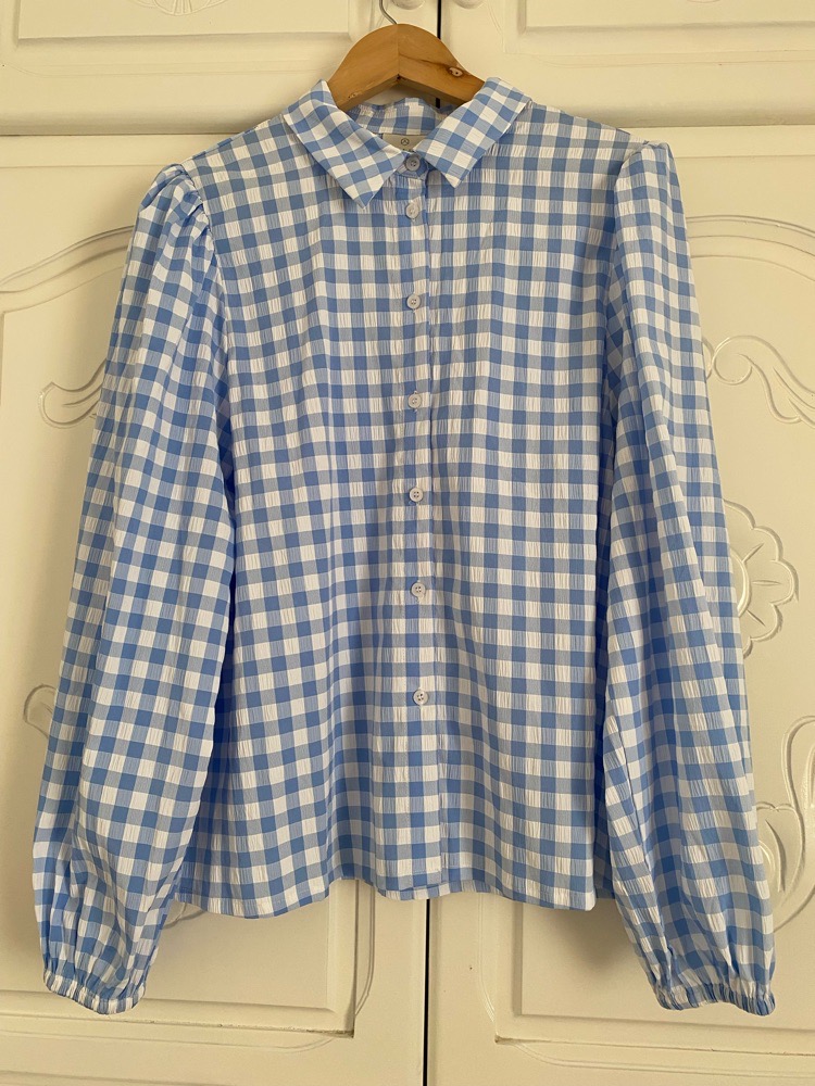 chemise à carreaux bleu "Kaffe"