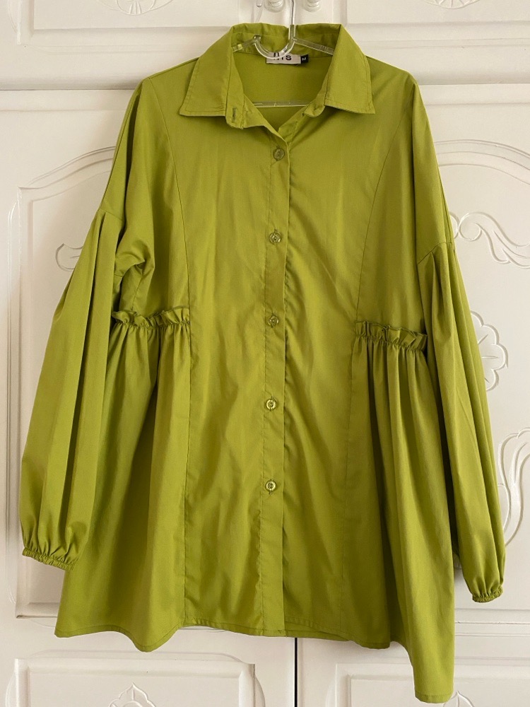 Chemise popeline vert kiwi 🥝