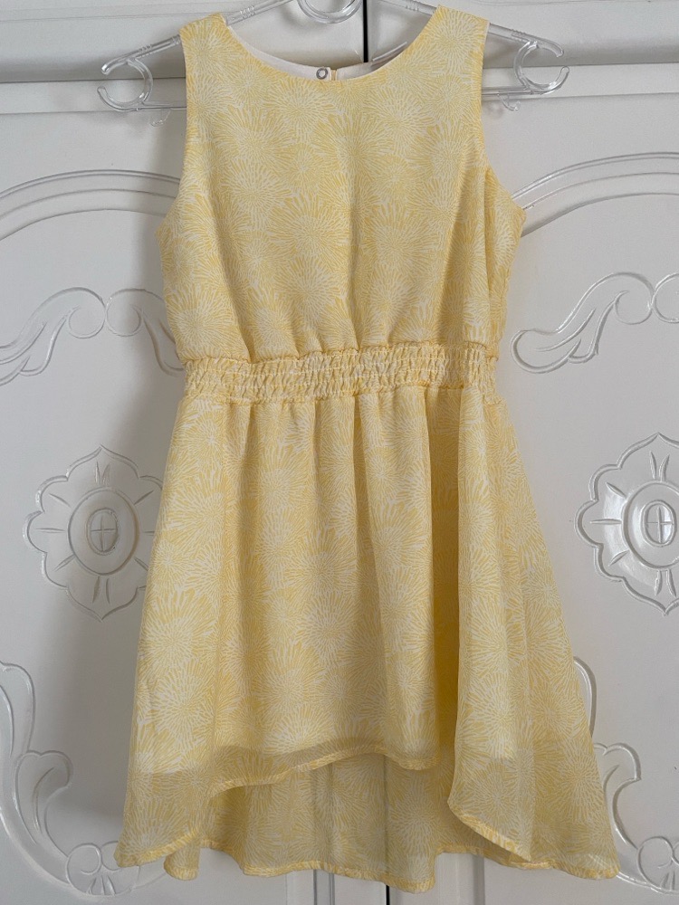 Robe jaune 7 ans