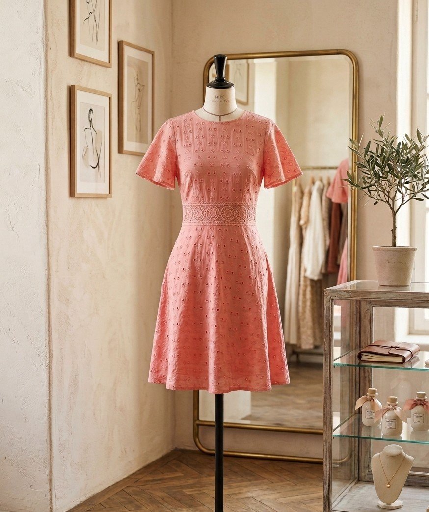 Robe rose 