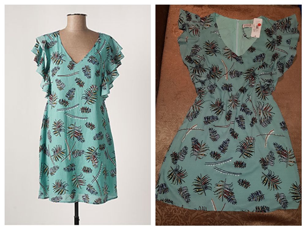 Robe cocktail droite 