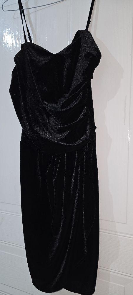 Robe courte en velours