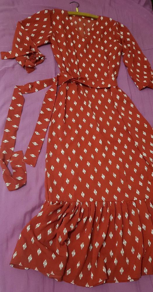 Robe imprimée longue