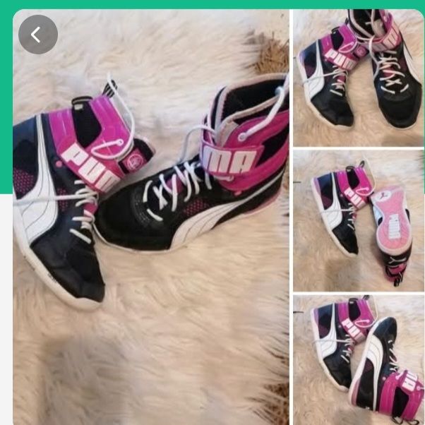 Baskets puma authentique fille p37 etat excll 