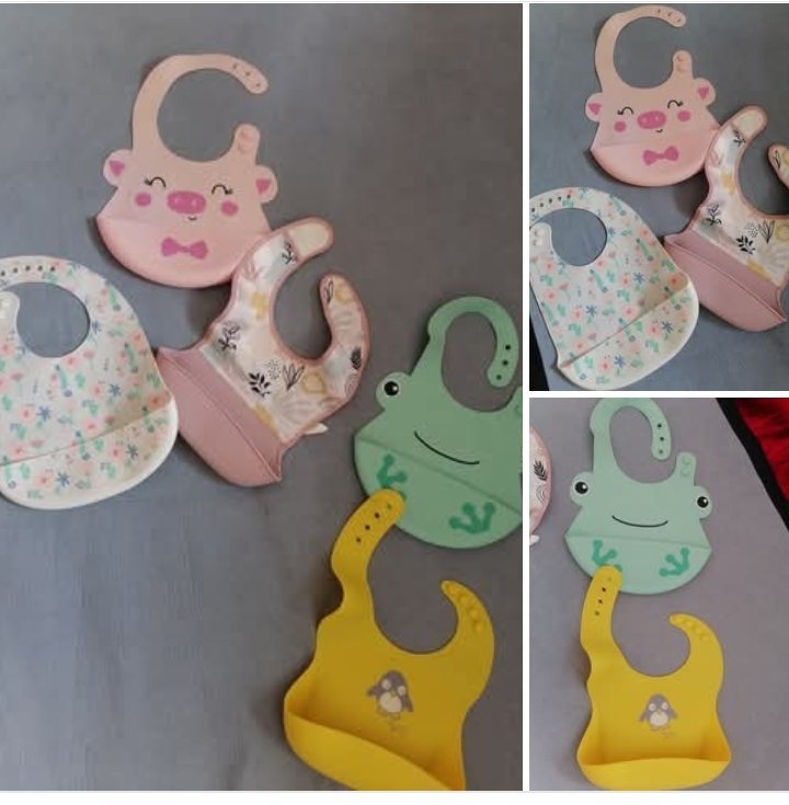5bavoirs silicone 