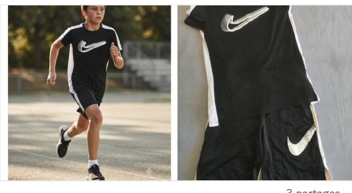 Tenue nike authentique 