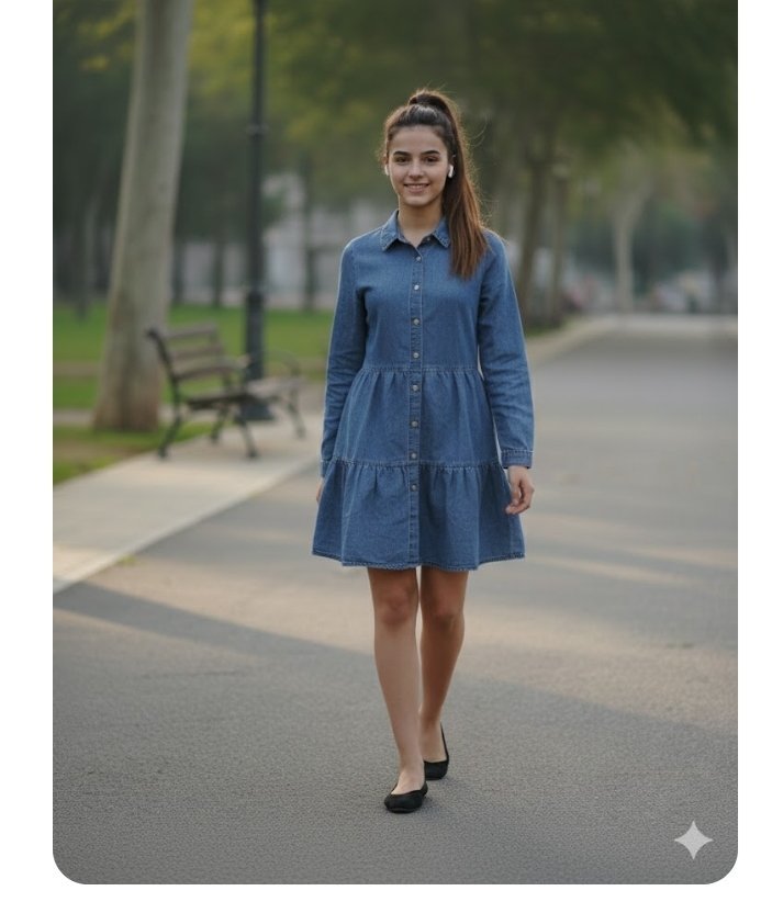 Robe en djean femme 