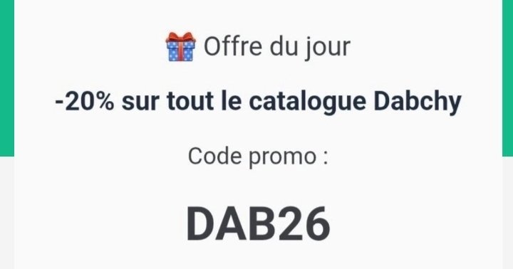 Code promo 