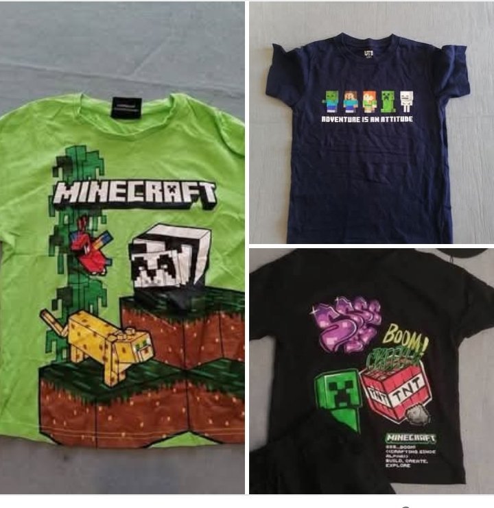 Lot 3 pulls mincraft 