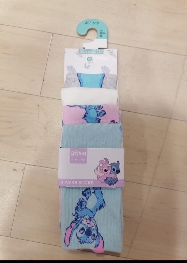 4 chaussettes stitch primark 