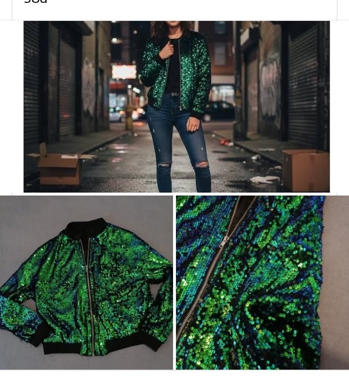 Veste a sequins 