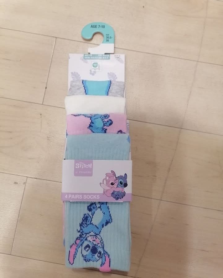 Lot 4 paires chaussettes stitch