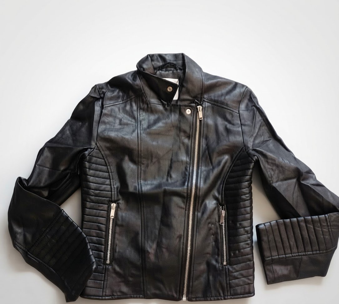 Veste semi cuir h& m femme s etat neuve 