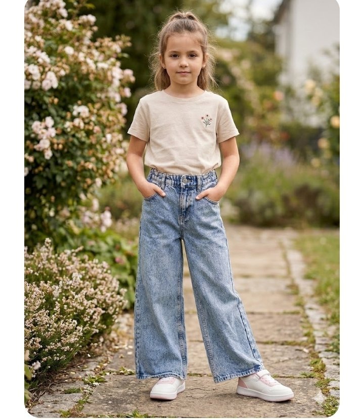Jean large h&m