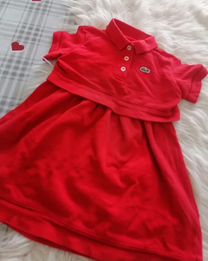 Robe lacoste 
