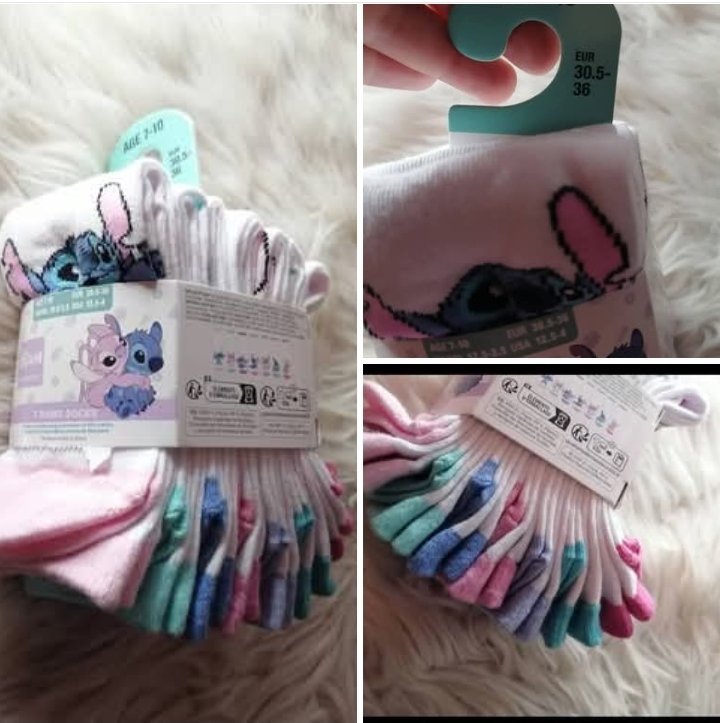 Lot chaussettes stitch primark 