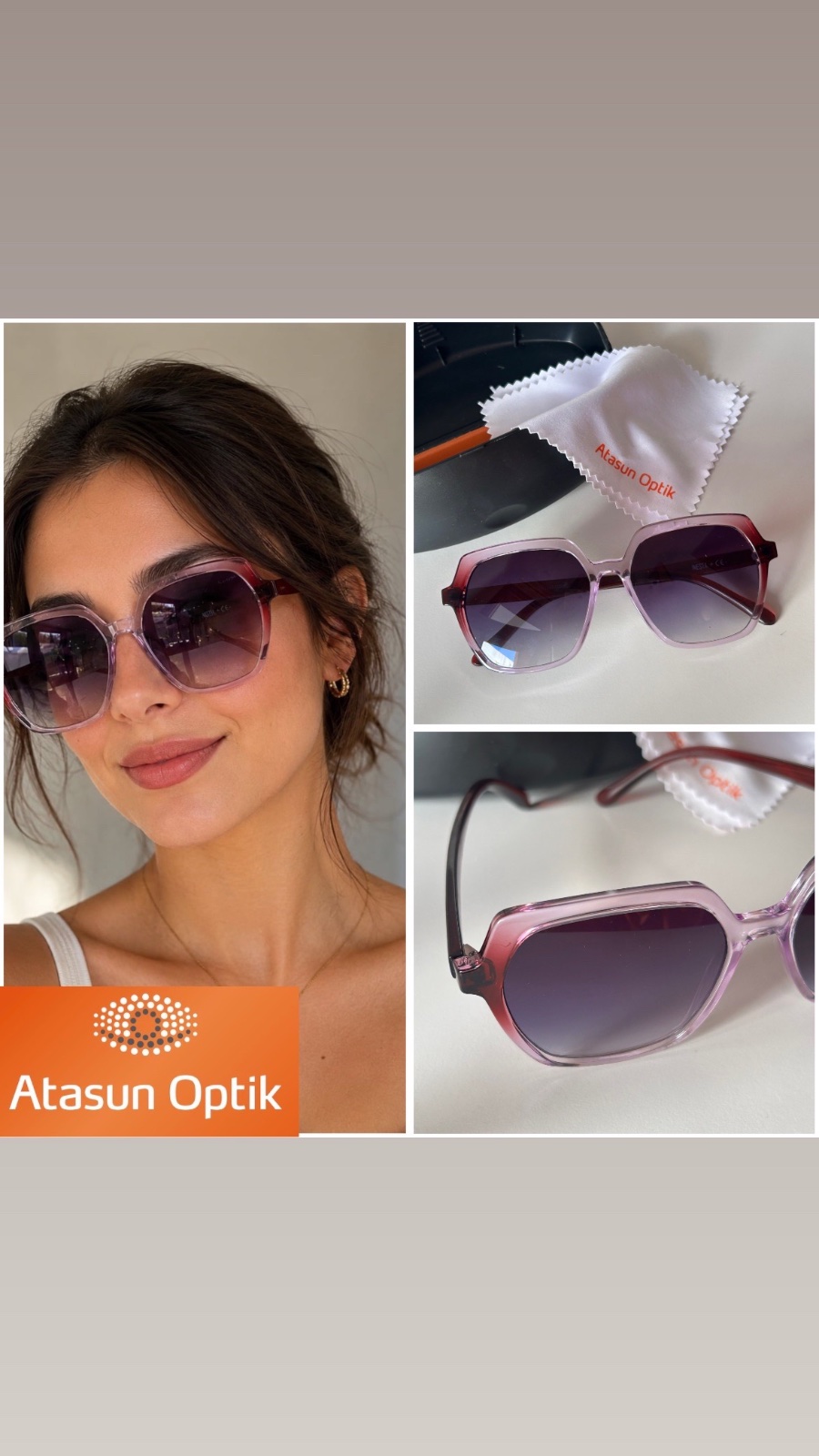 Lunettes de soleil élégantes importées de Turquie - Jamais portées