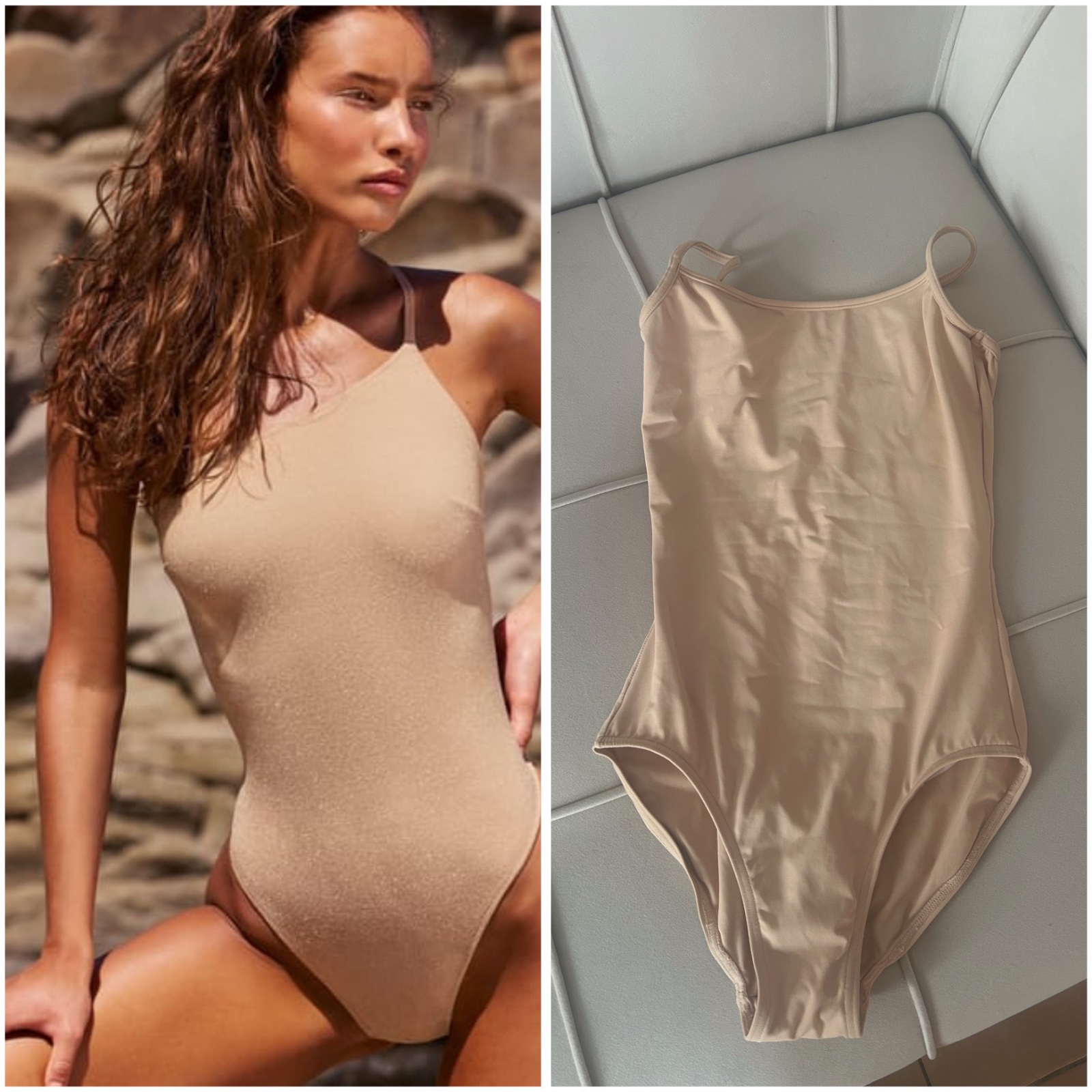 Maillot Couleur Chair Élégant et Confortable