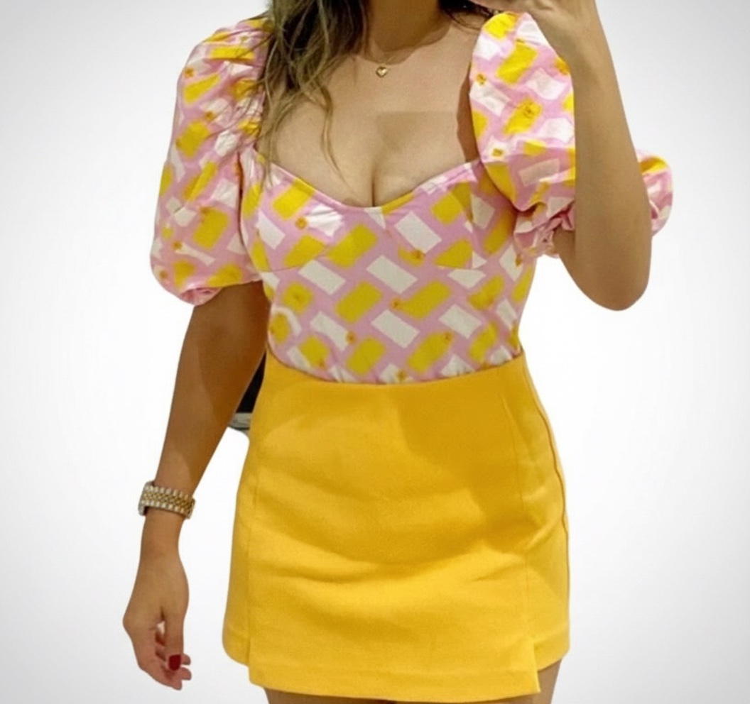 Haut manches bouffantes Zara