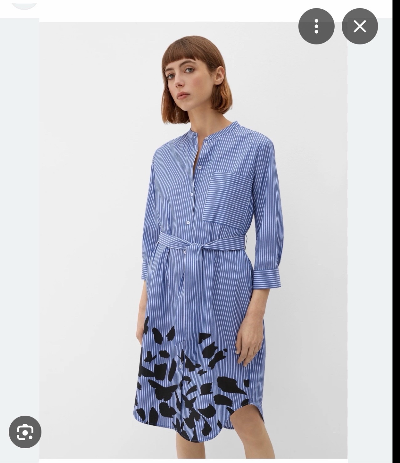 Du s fort ❤️❤️❤️robe chemise raye 