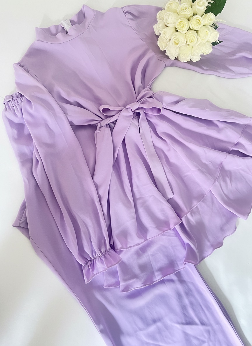 Ensemble mauve lilas