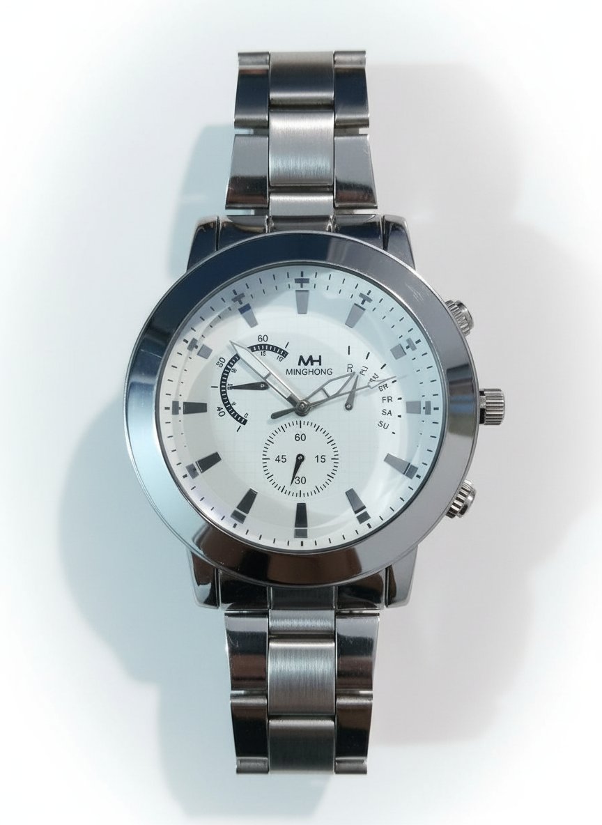 Montre pour homme fond blanc