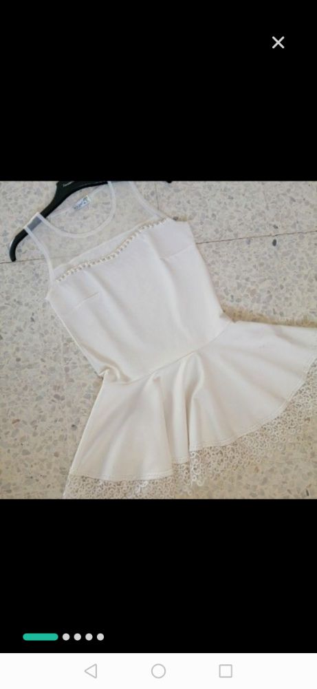 top blanc soirée 