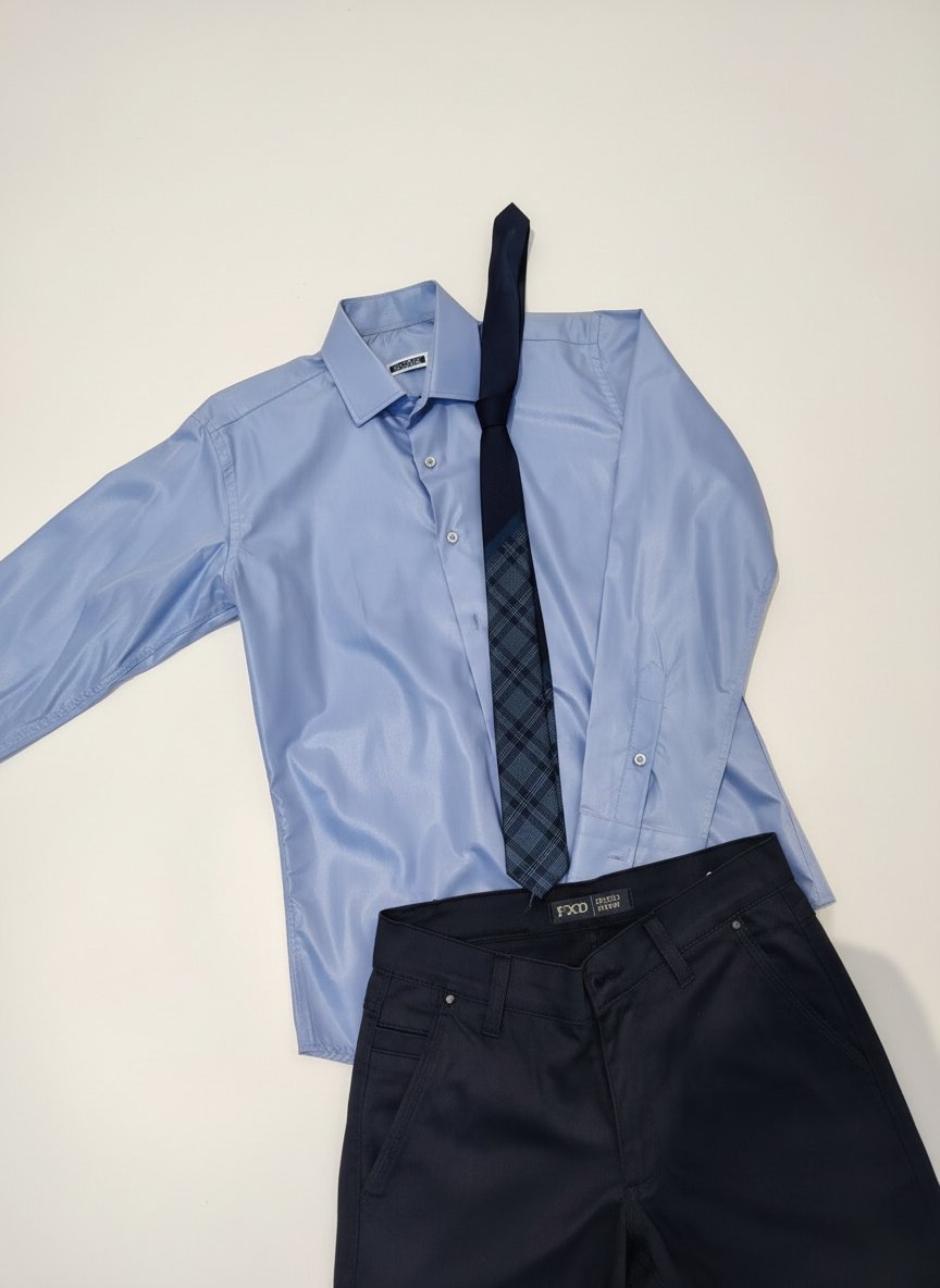 Ensemble sport chic chemise & cravates