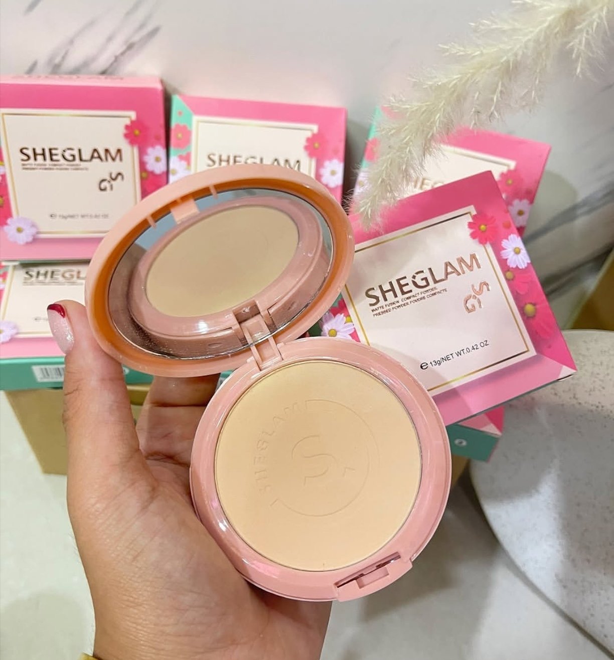 Fond de teint poudre compact sheglam ref 02