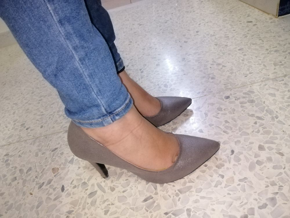 Escarpins gris 