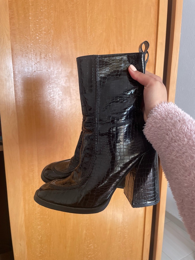 Bottine croco