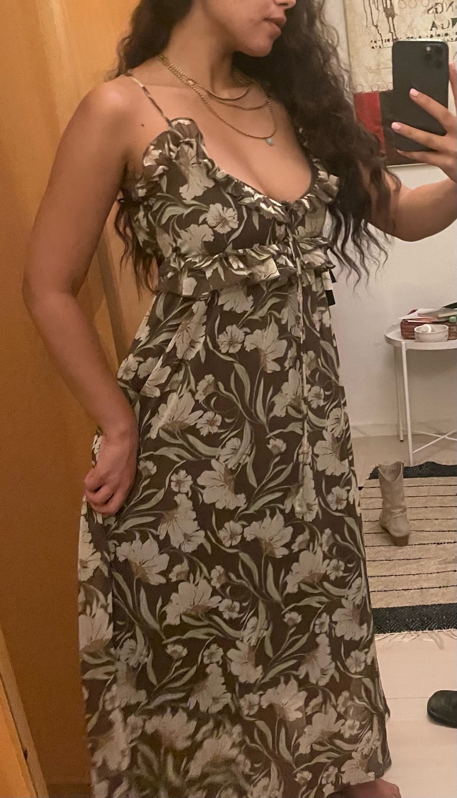 Robe fluide fleurie 