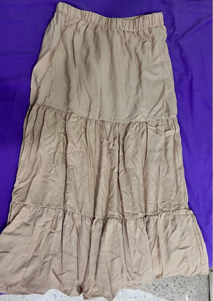 Jupe beige