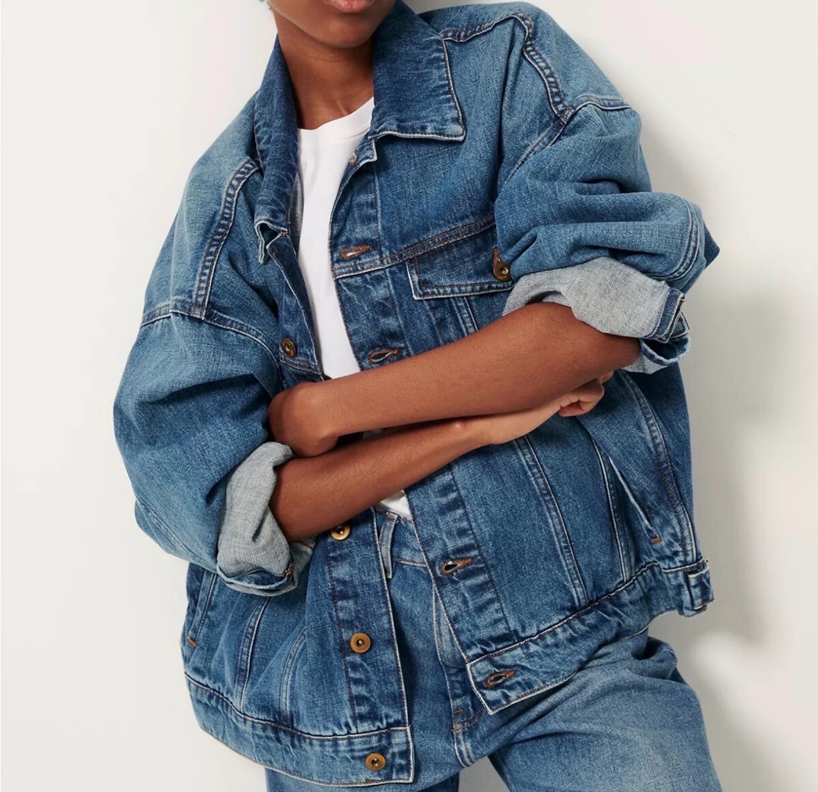 Veste en Jean Vintage - Coupe Oversize