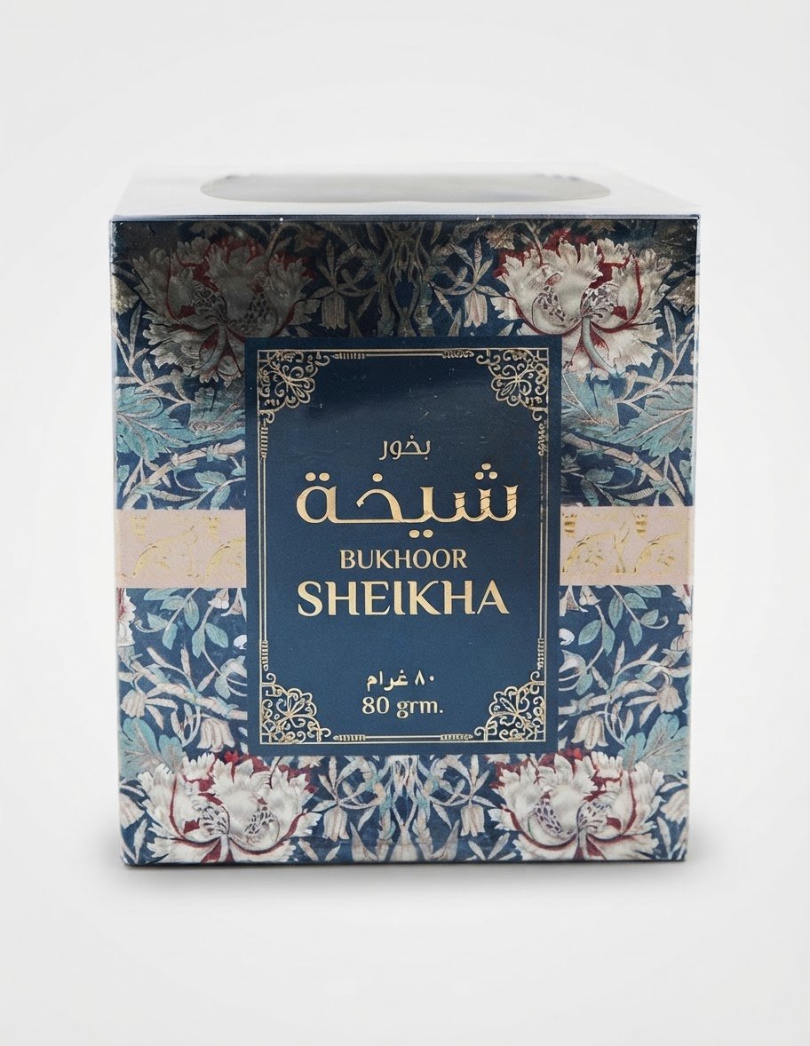 Boîte d'encens oriental Bukhoor Sheikha 