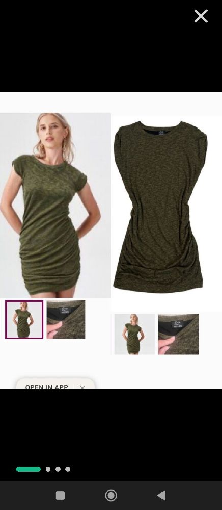 Green Zara sweater dress 🤞🏼🍒