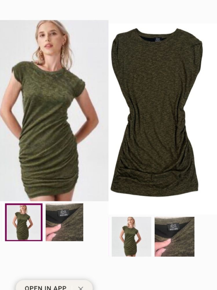 Green Zara sweater Dress 💚🟩🟢