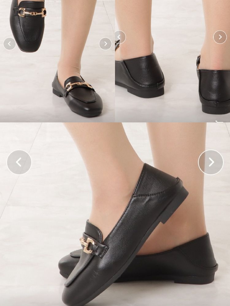Mocassin à mors dorés