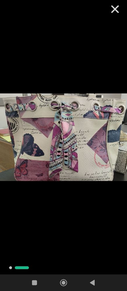 Sac foulard papillon 🦋🟣