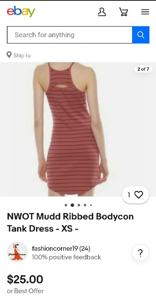 Tank dress. Marque Mudd