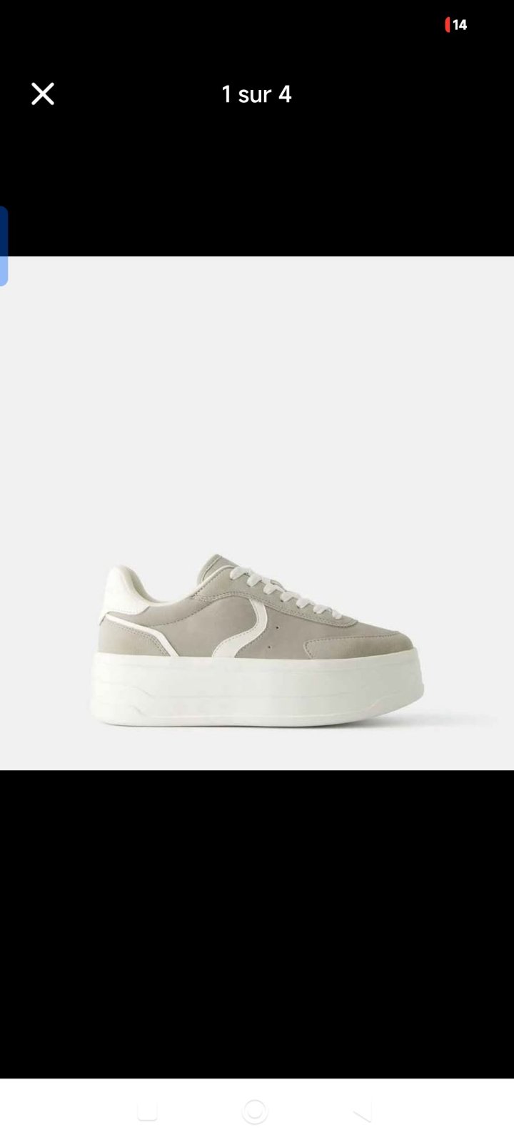 Basket Bershka pointure 38