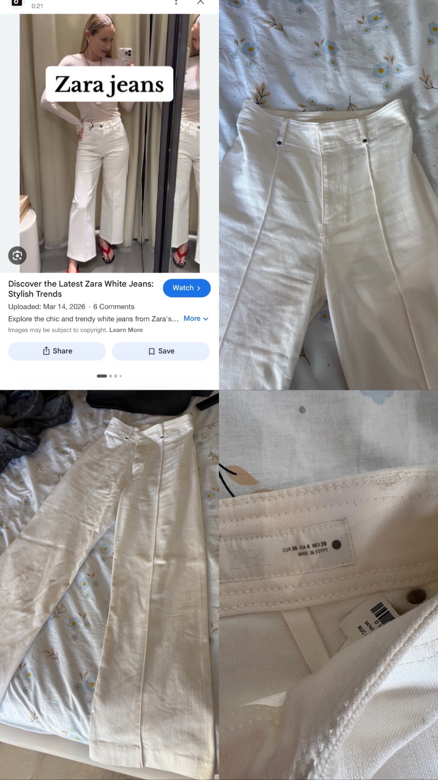 Zara gean whiteee