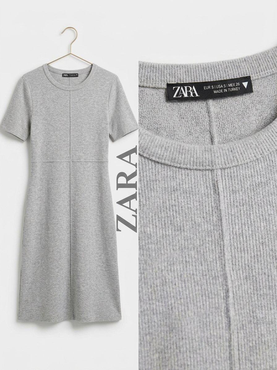 ✨ Robe Zara gris 🩶