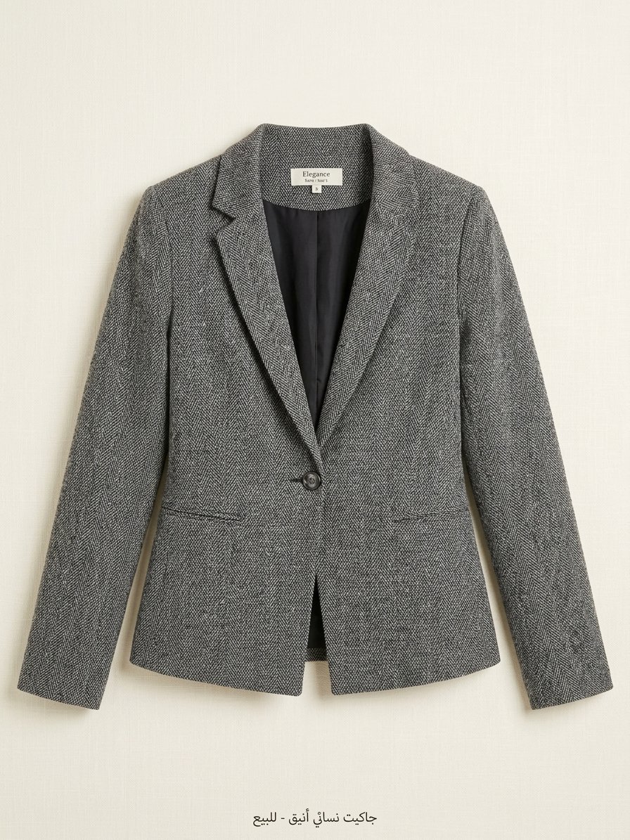 Veste blazer grise – Élégance & style