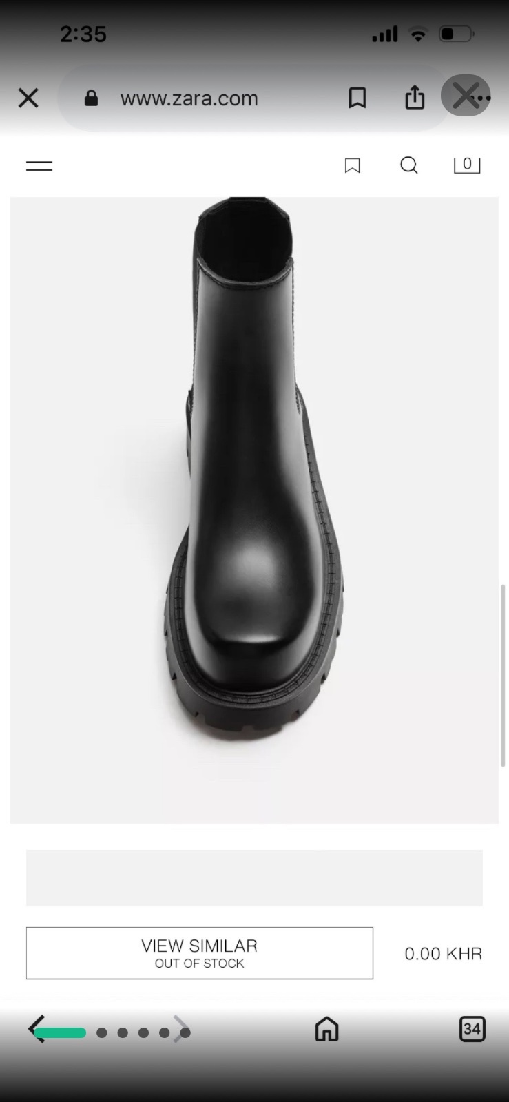 Bottes zara