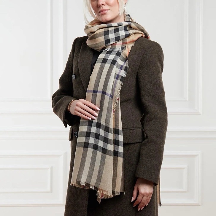 Écharpe à motif Vintage Check